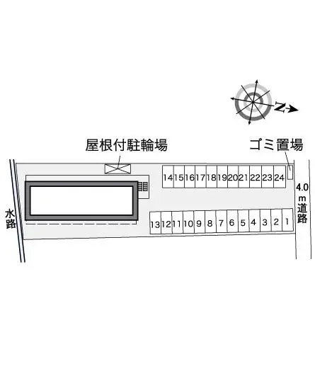 ★手数料０円★松山市保免上　月極駐車場（LP）